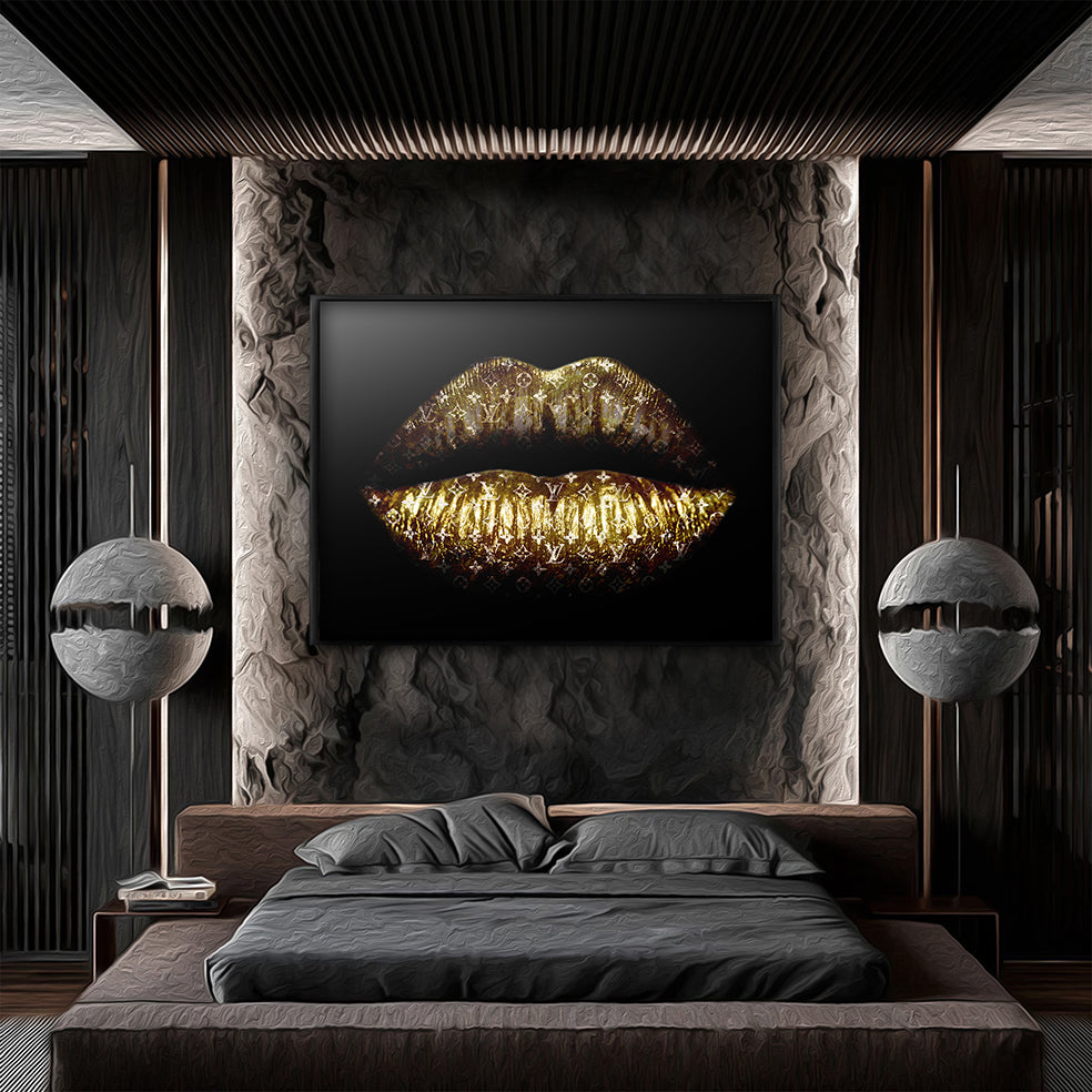 Lv Gold Lips