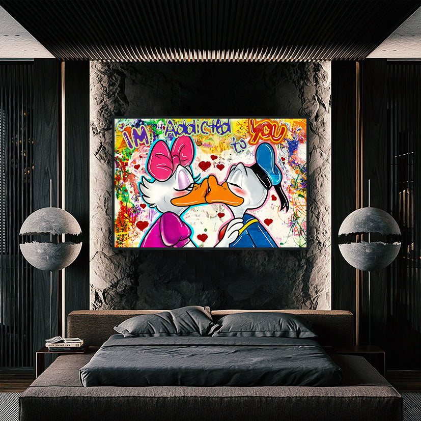 Donald and Daisy Duck Pop Art