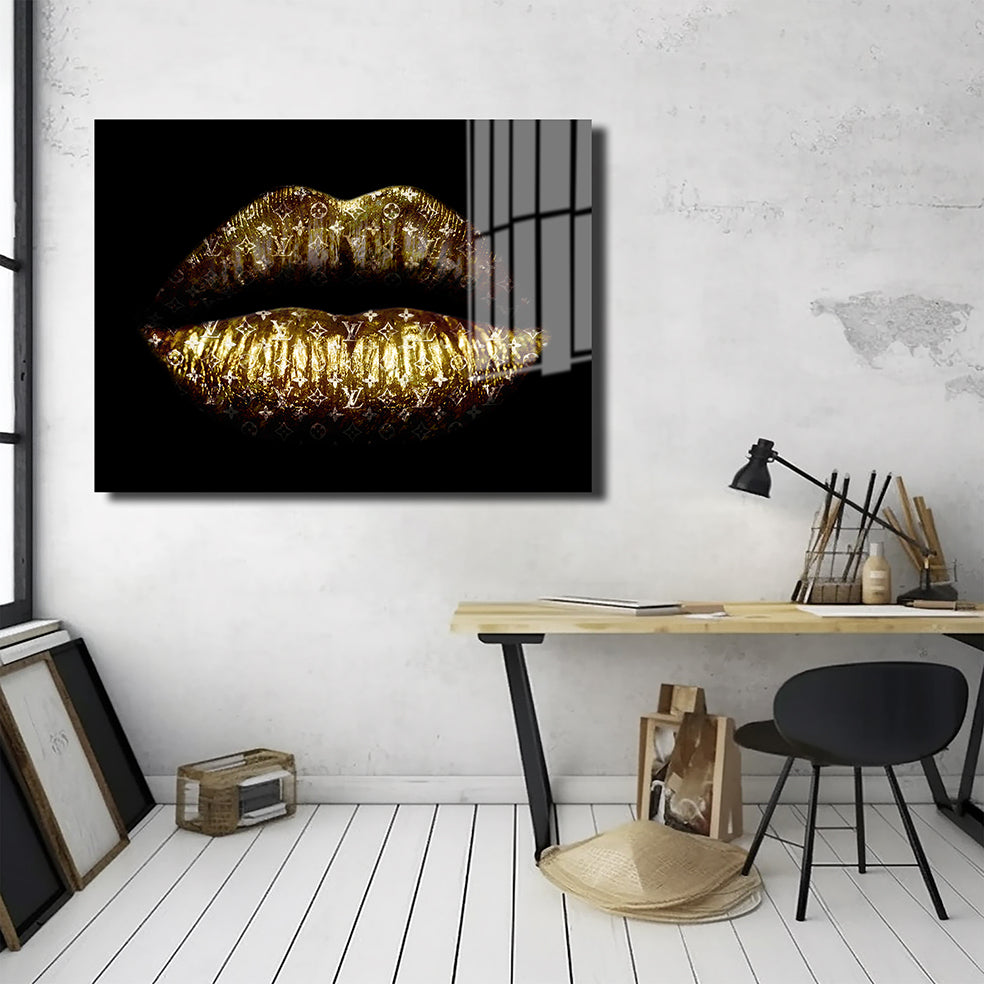 Lv Gold Lips