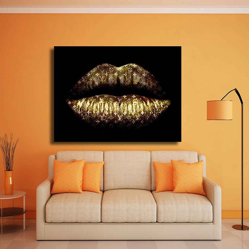 Lv Gold Lips