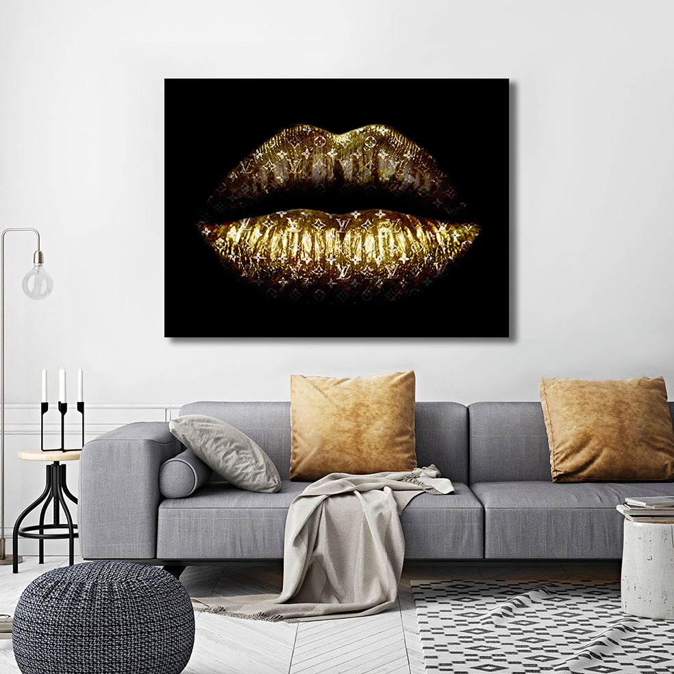 Lv Gold Lips