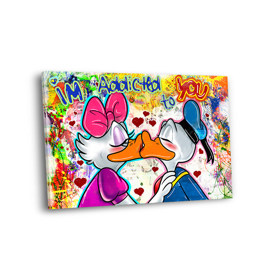 Donald and Daisy Duck Pop Art